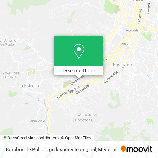Mapa de Bombón de Pollo orgullosamente original