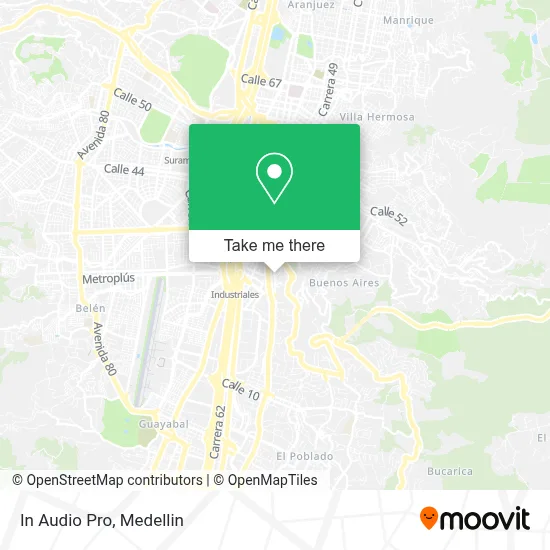 In Audio Pro map