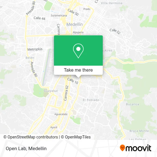 Open Lab map