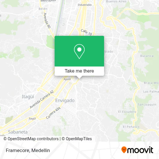Framecore map