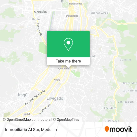 Inmobiliaria Al Sur map