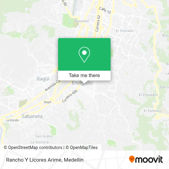 Rancho Y Licores Arime map