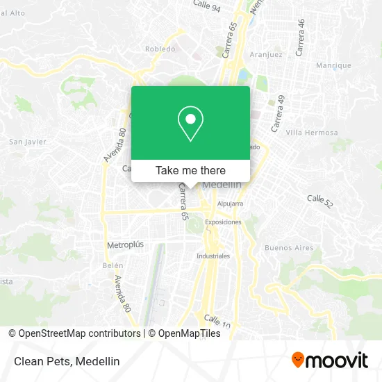 Clean Pets map