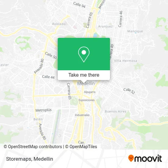 Storemaps map