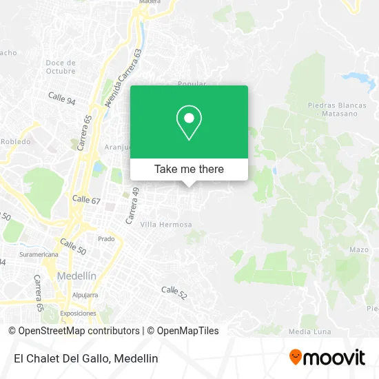 El Chalet Del Gallo map
