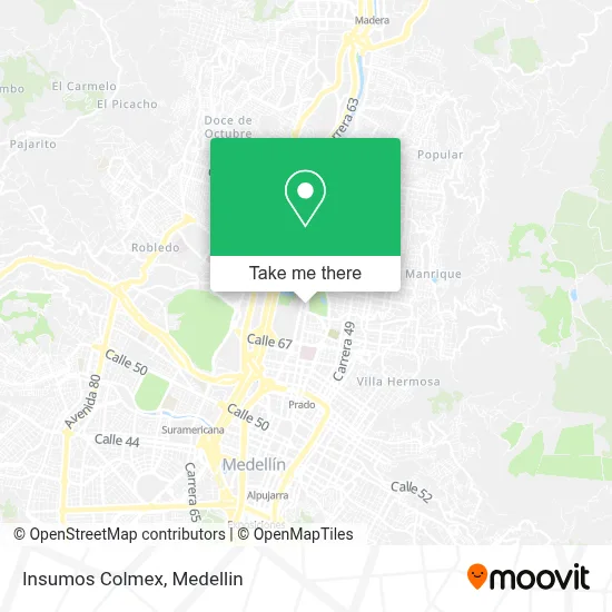 Insumos Colmex map