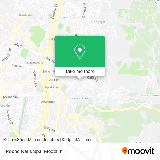 Roche Nails Spa map