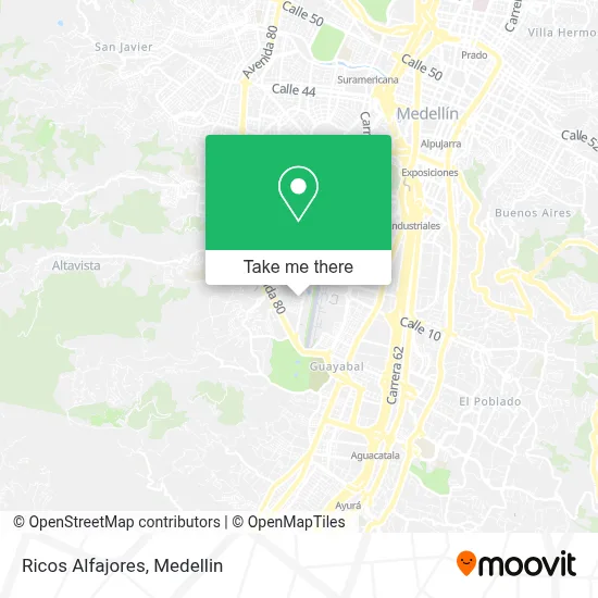Ricos Alfajores map