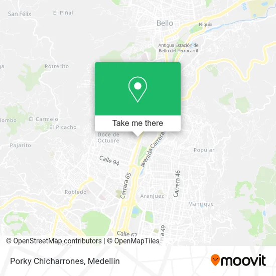 Porky Chicharrones map