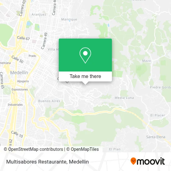 Multisabores Restaurante map