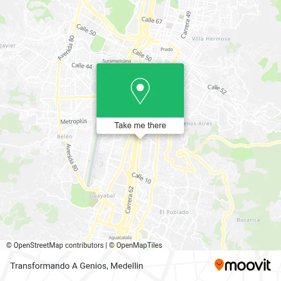 Transformando A Genios map