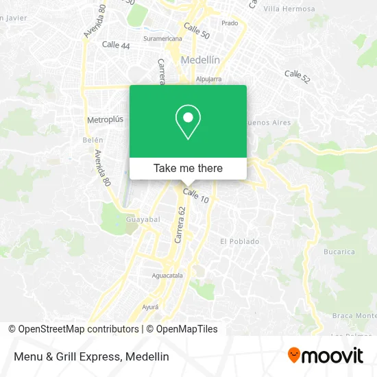 Menu & Grill Express map