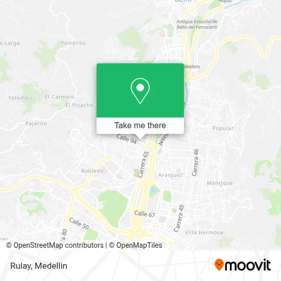 Rulay map