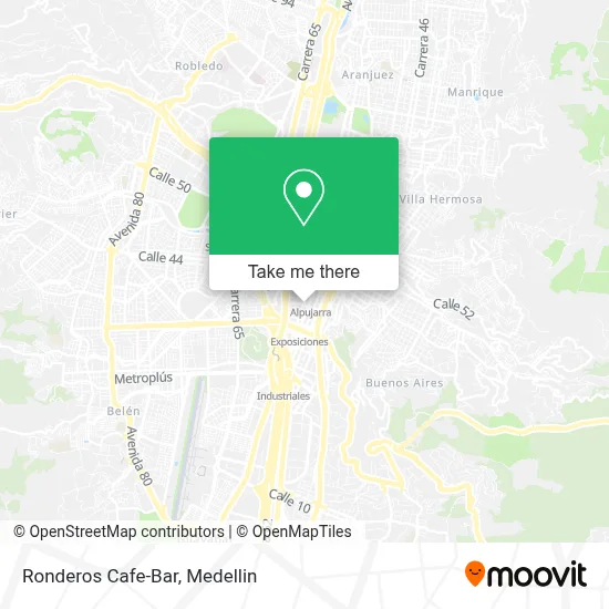 Ronderos Cafe-Bar map