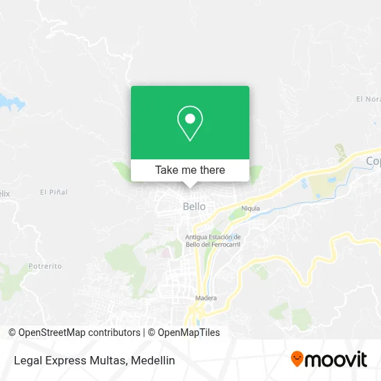 Legal Express Multas map