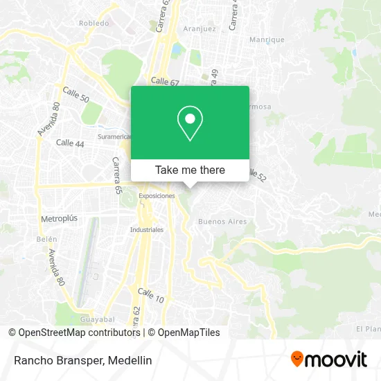 Rancho Bransper map