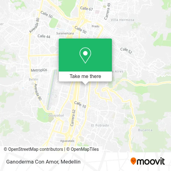 Ganoderma Con Amor map