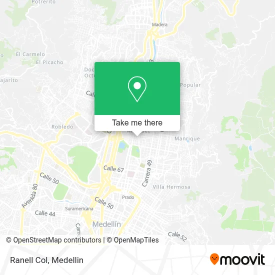 Ranell Col map