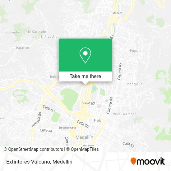 Extintores Vulcano map