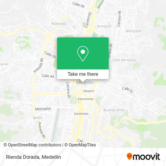 Rienda Dorada map