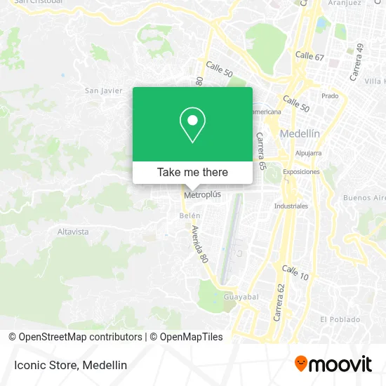 Iconic Store map