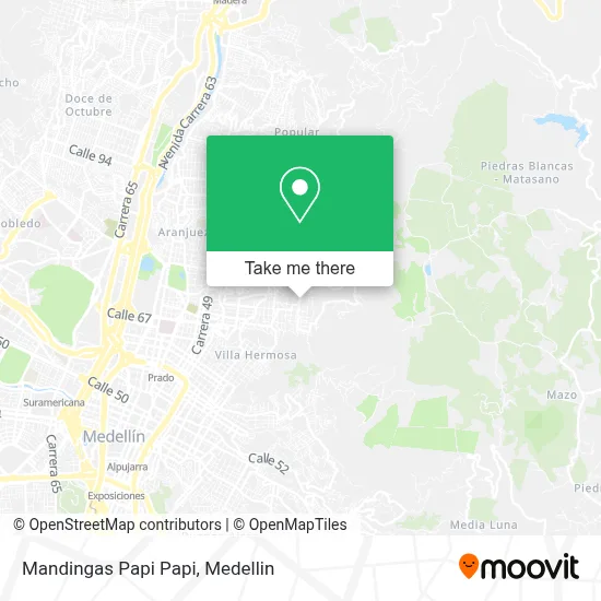 Mandingas Papi Papi map