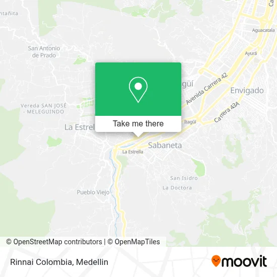Rinnai Colombia map