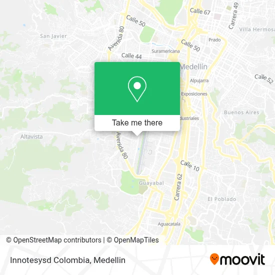 Innotesysd Colombia map