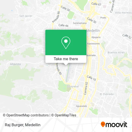 Raj Burger map