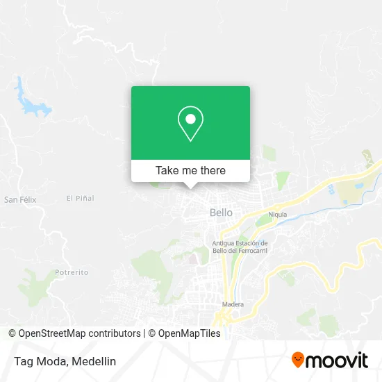 Tag Moda map