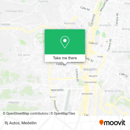 Rj Autos map