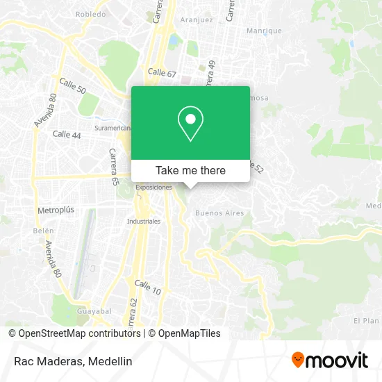 Rac Maderas map