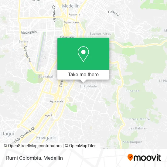 Rumi Colombia map