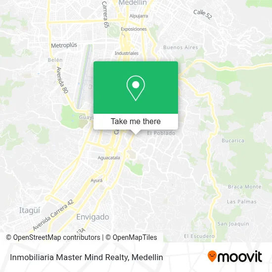 Inmobiliaria Master Mind Realty map