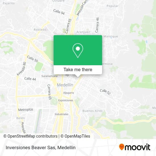 Inversiones Beaver Sas map