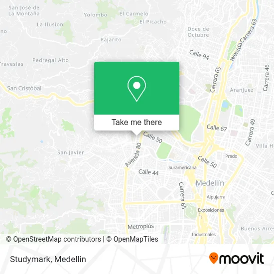 Studymark map