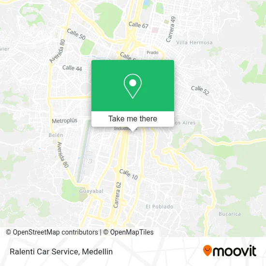 Ralenti Car Service map