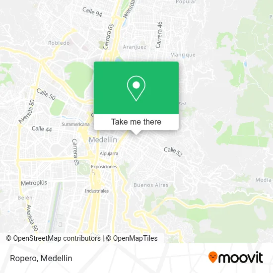 Ropero map
