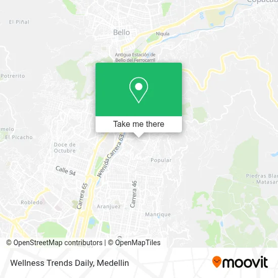 Wellness Trends Daily map