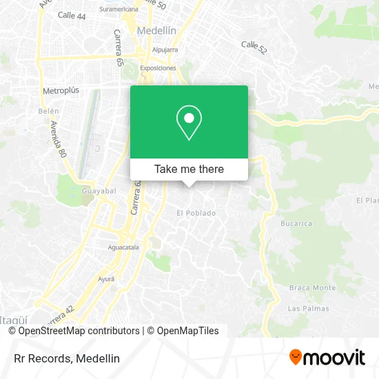 Rr Records map