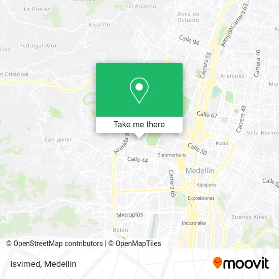 Isvimed map