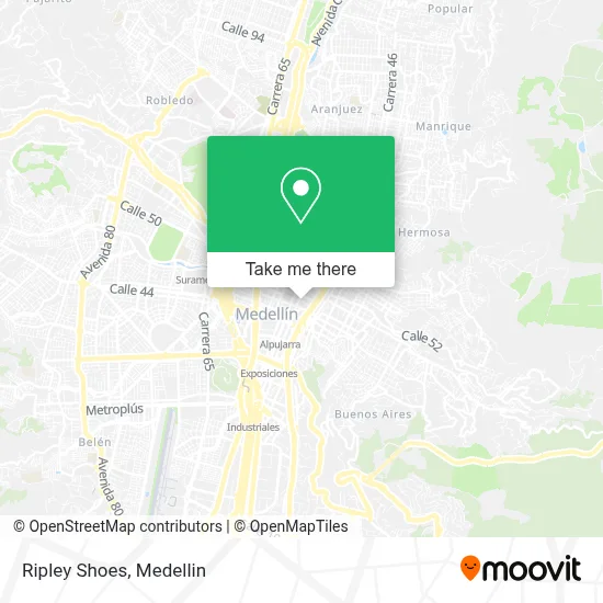 Ripley Shoes map