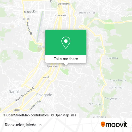 Ricazuelas map