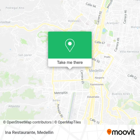 Ina Restaurante map