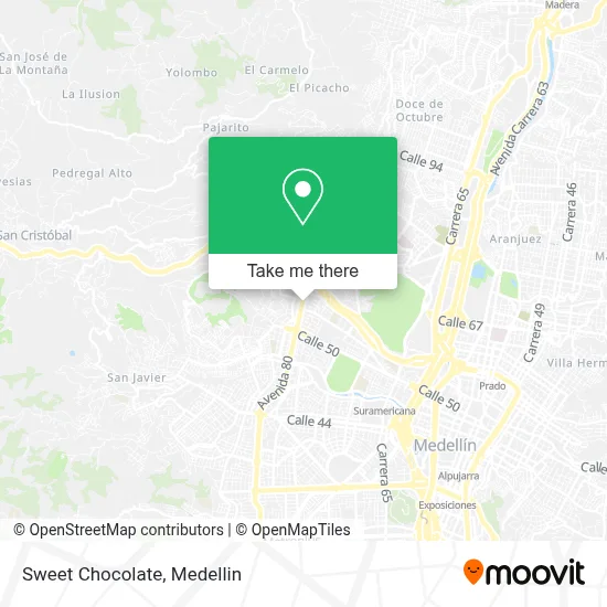 Sweet Chocolate map