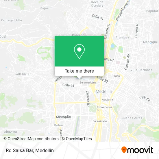 Rd Salsa Bar map