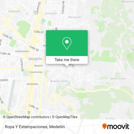 Ropa Y Estampaciones map