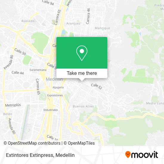 Extintores Extinpress map