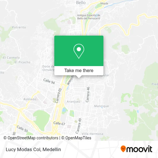Lucy Modas Col map