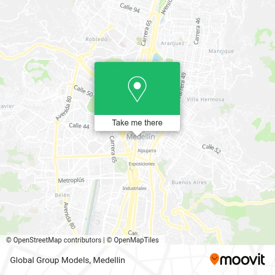 Global Group Models map